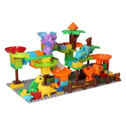 Bouwset Blokken en Knikkerbaan Dino