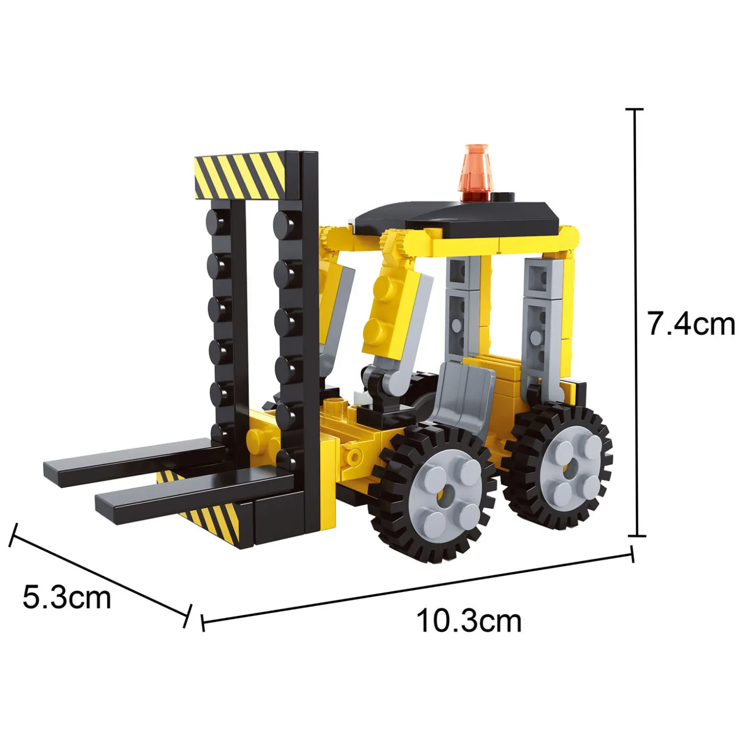 Bouwset Constructie Heftruck - 74dlg.