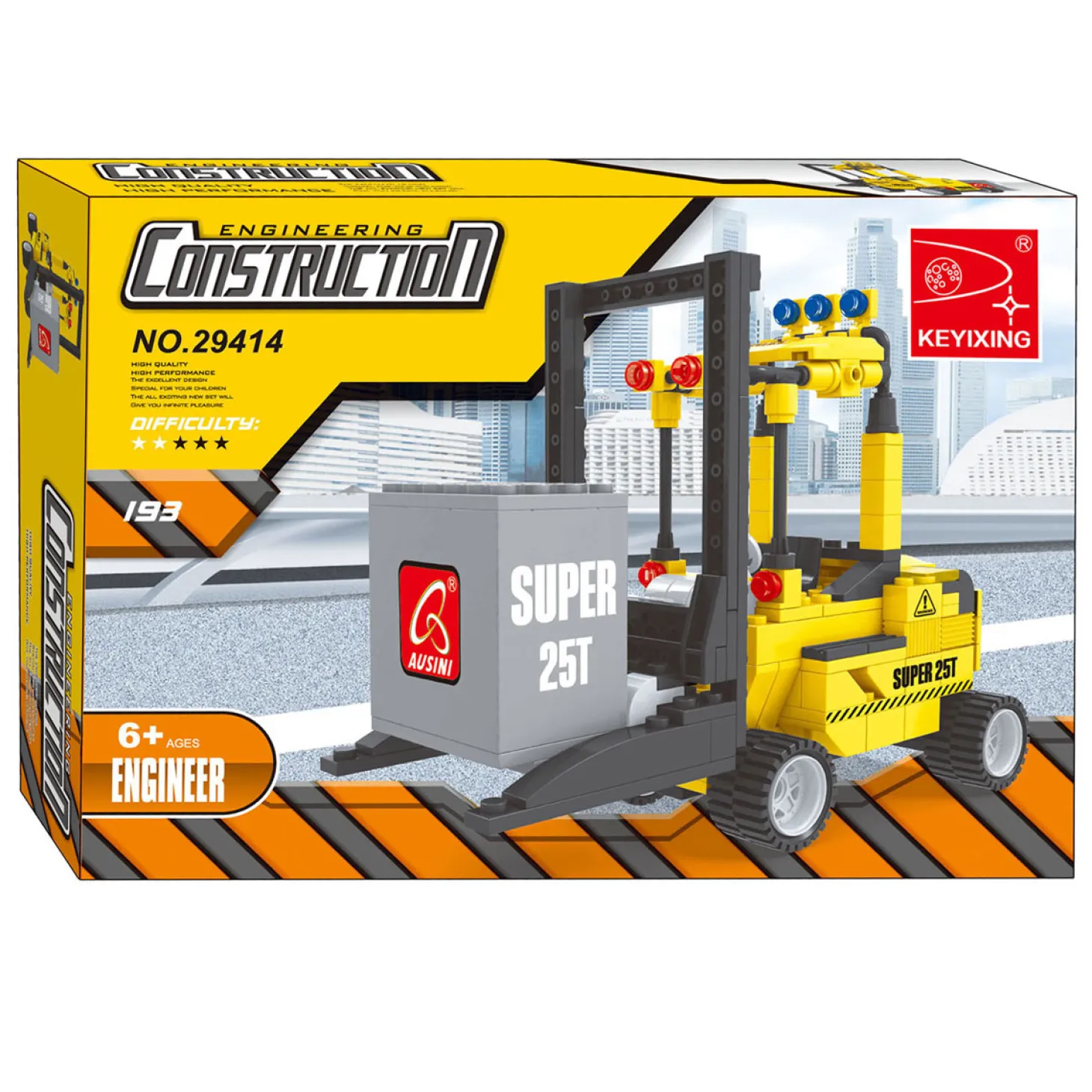 Bouwset Constructie Heftruck - 195dlg.