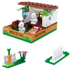 Bouwset Konijnen Verzorgplaats - 73dlg.