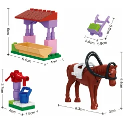 Bouwset Paarden Verzorging - 45dlg.