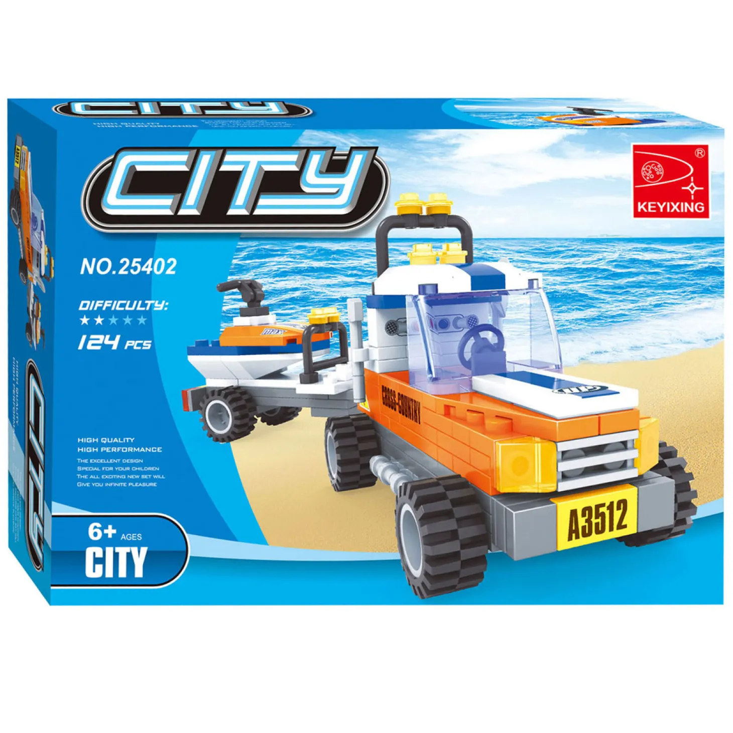 Bouwset Strand Reddingsdienst - 124dlg.