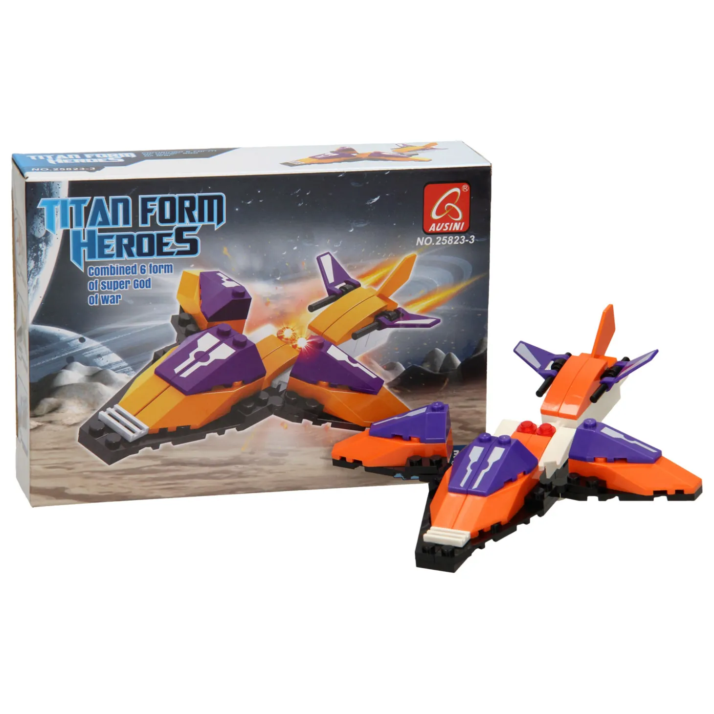 Bouwset Titan Heroes - Space Oranje - 49dlg.