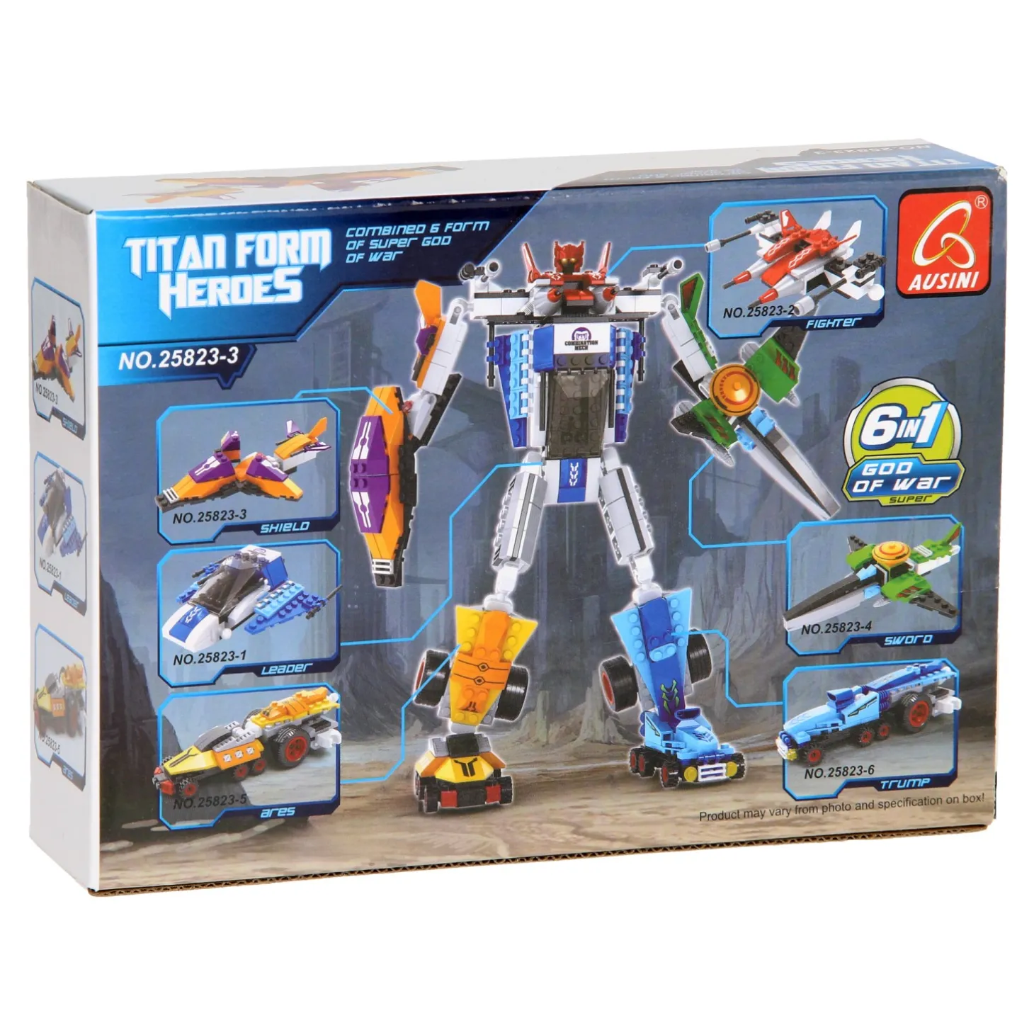 Bouwset Titan Heroes - Space Oranje - 49dlg.