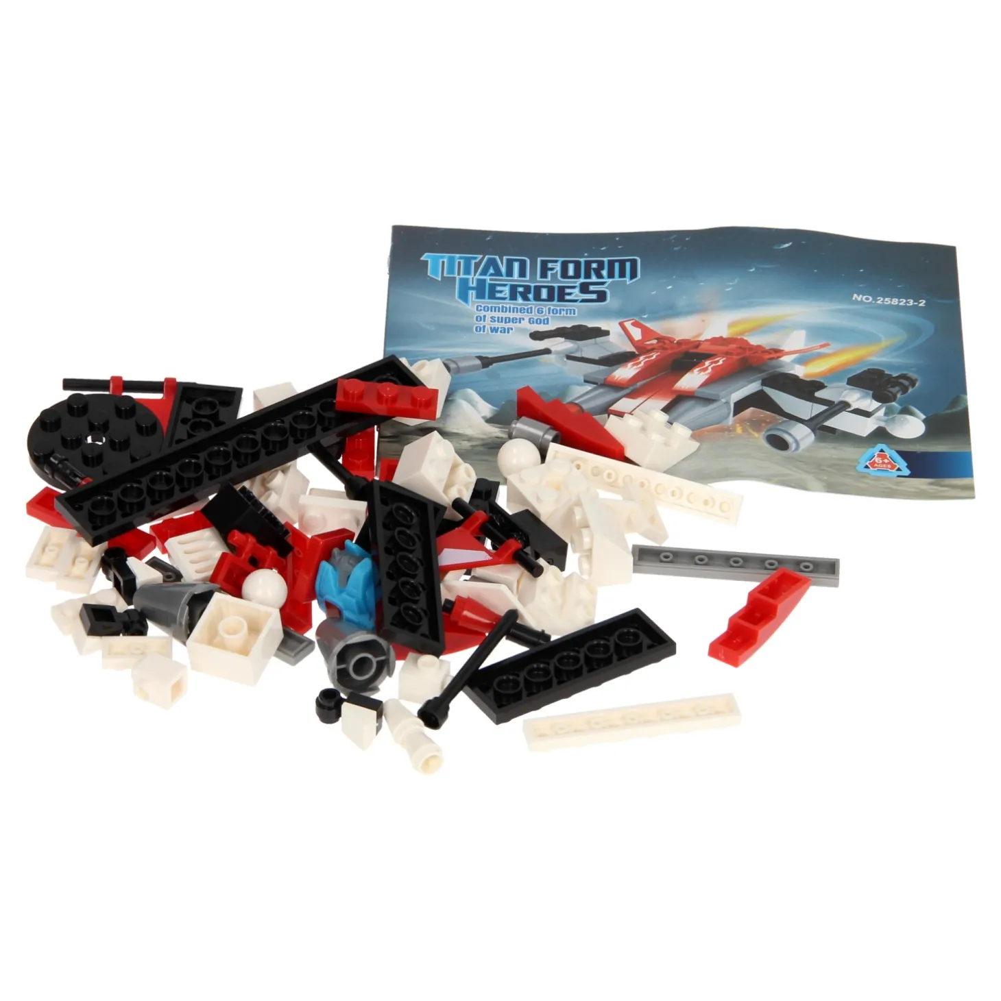 Bouwset Titan Heroes - Space Rood - 73dlg.