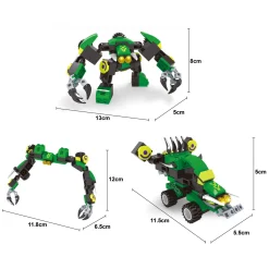 Bouwset Titan Transformeer Groen - 76dlg.