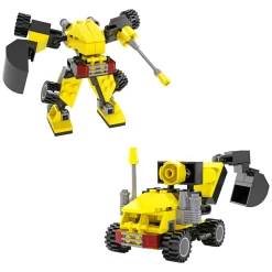 Bouwset Transformeer Robot Graafmachine - 82 dlg.
