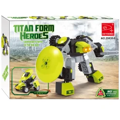 Bouwset Transformeer Robot / Ruimtewagen - 90dlg