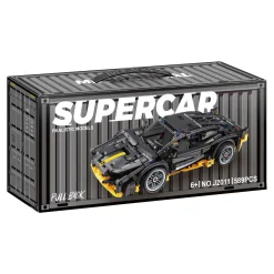 Bouwsteentjes Set Pull Back Sport Auto - 589dlg.