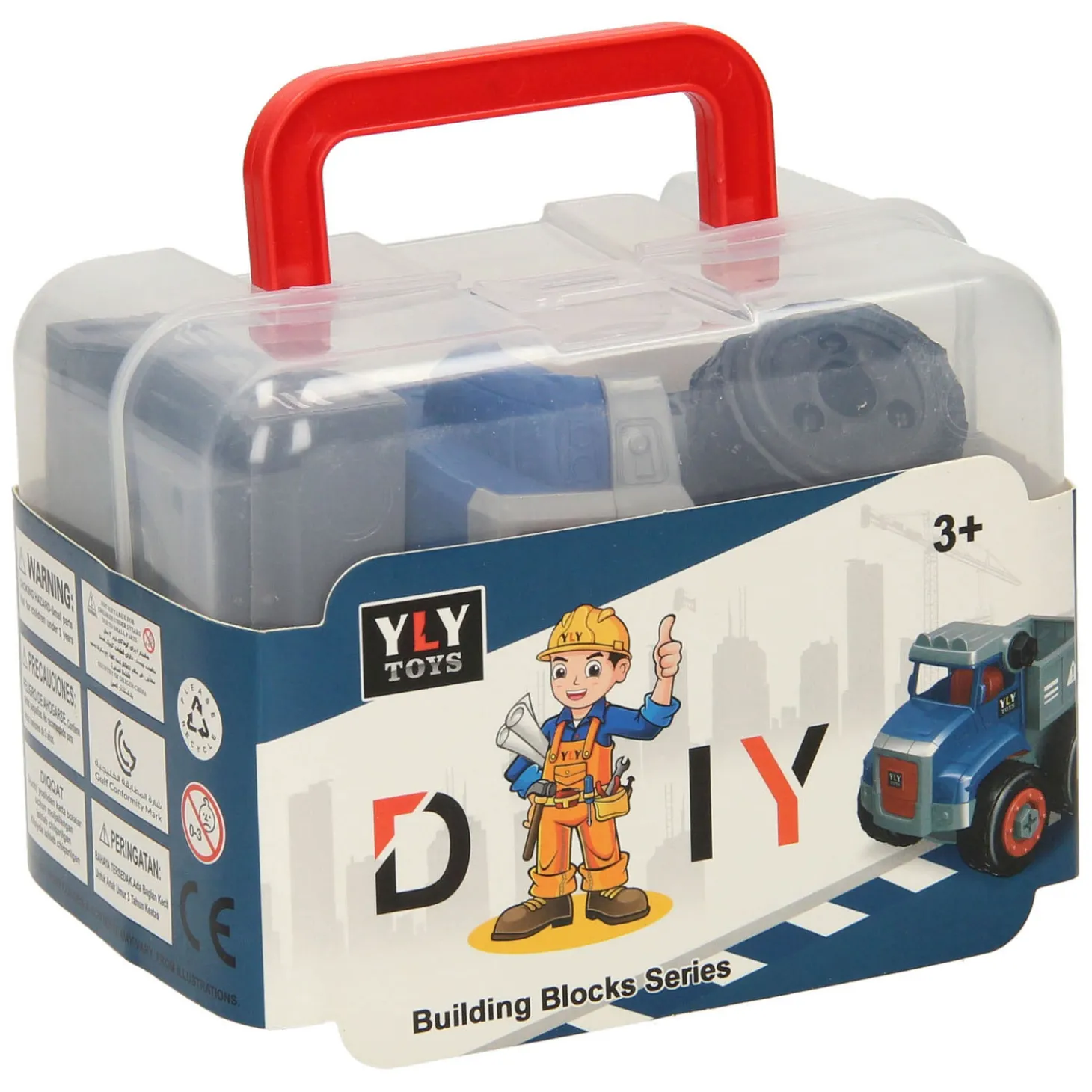 Bouwvoertuig in Opbergbox