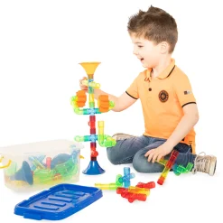 Bouwvormen Buizen Waterweg in Opbergbox, 72dlg.