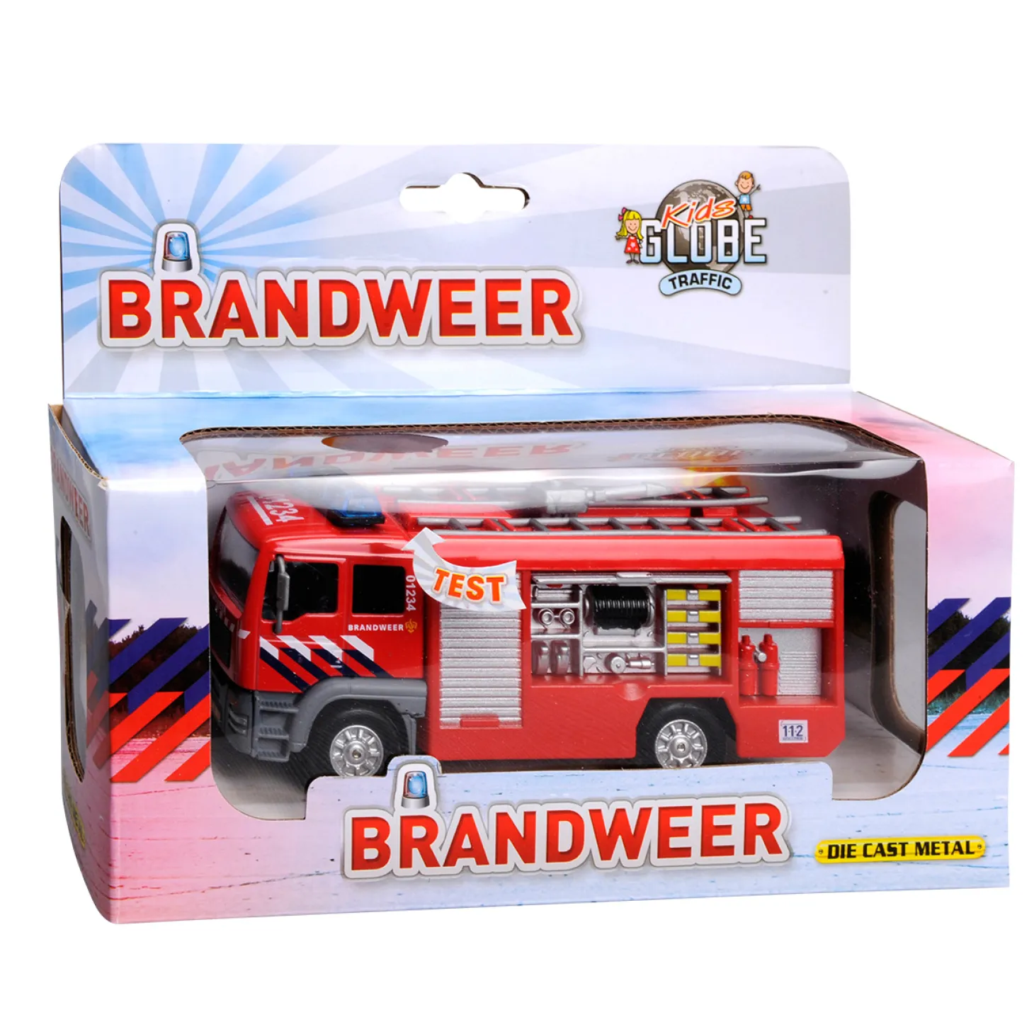 Brandweer Blusauto met Licht en Geluid