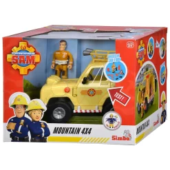 Brandweerman Sam Mountain 4x4 Jeep met Figuur