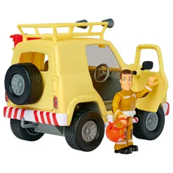 Brandweerman Sam Mountain 4x4 Jeep met Figuur