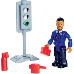 Brandweerman Sam Politieauto met Speelfiguur