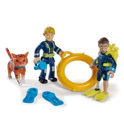 Brandweerman Sam Speelfiguren - Penny, Jodie, Lion