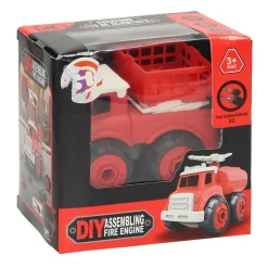 Brandweervoertuig met Schroefbare Wielen - Rood