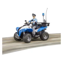 Bruder Bworld Politie Quad met Agente 1:16