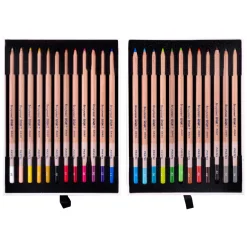 Bruynzeel Design Pastelpotlood Box, 24 Kleuren