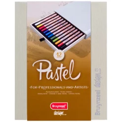 Bruynzeel Design Pastelpotlood Box, 12 Kleuren
