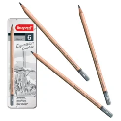 Bruynzeel Expression Grafietpotloden, 6st.