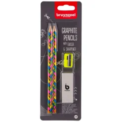 Bruynzeel Grafietpotlodenset Neon