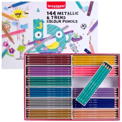 Bruynzeel Mega Kleurpotlodenset metallic & Trendkleuren
