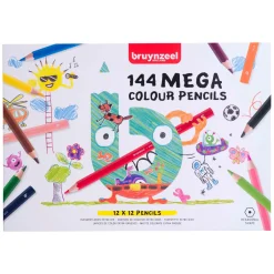 Bruynzeel Mega Kleurpotlodenset, 12x12 Kleuren
