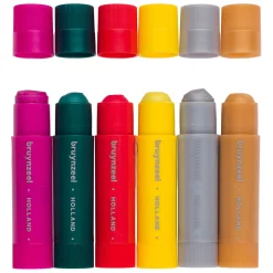 Bruynzeel Plakkaatverf Sticks Metallic, 6st.