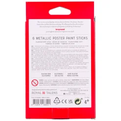 Bruynzeel Plakkaatverf Sticks Metallic, 6st.