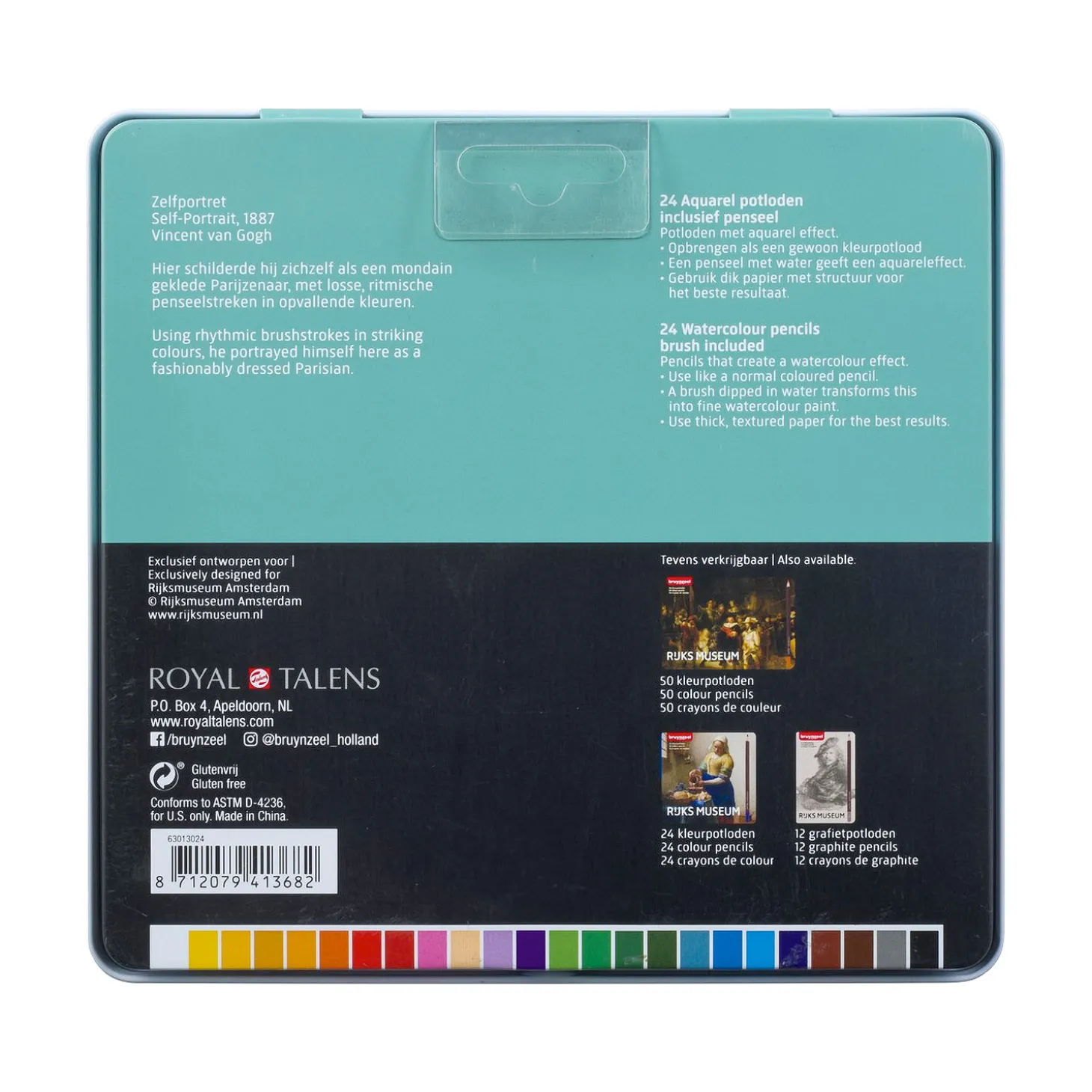 Bruynzeel Rijksmuseum Aquarelpotloden, 24st.