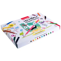 Bruynzeel Triple Kleurpotlodenset, 12x12 Kleuren