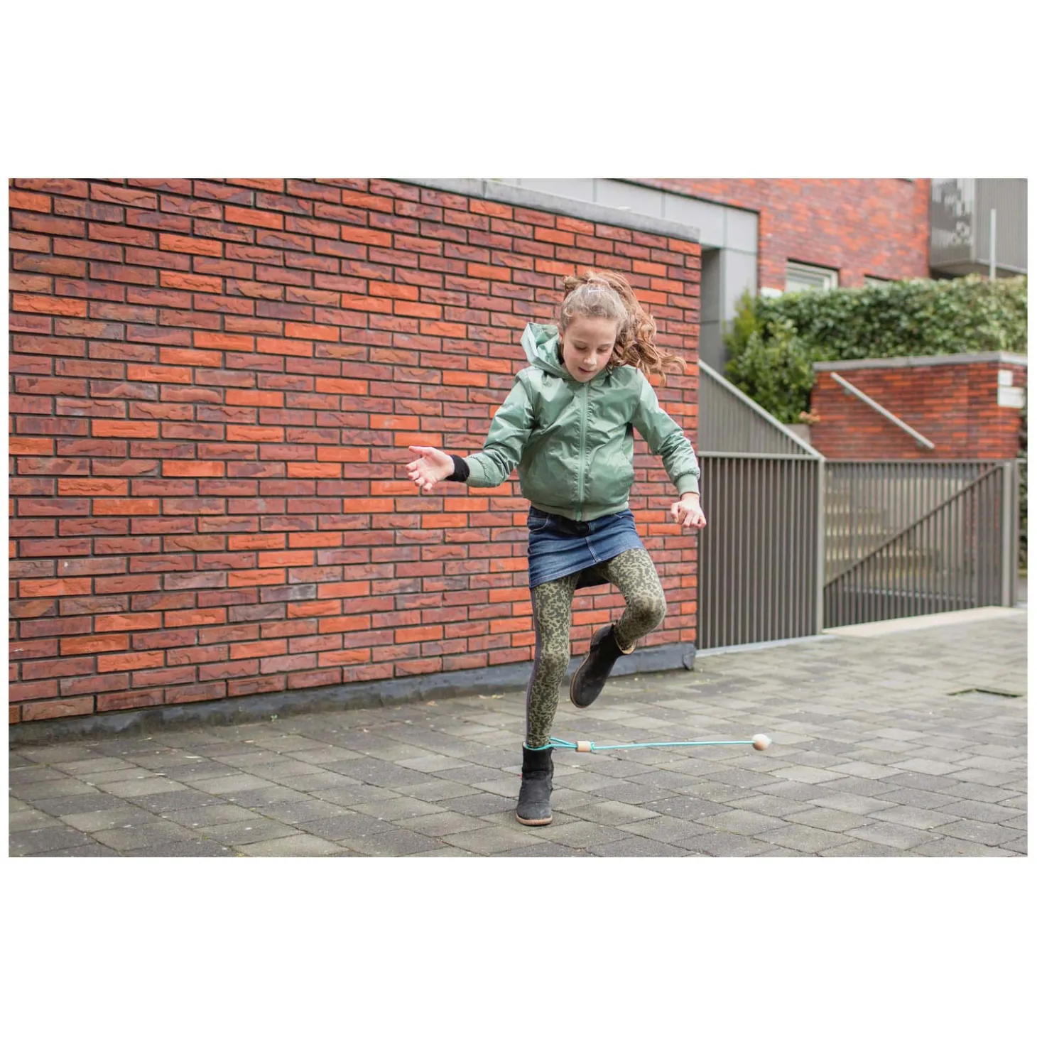 BS Toys Enkelspringbal Blauw