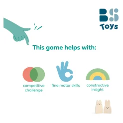 BS Toys Houten Balansspel Konijnen