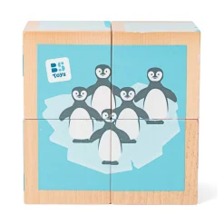 BS Toys Houten Blokkenpuzzel, 4st.