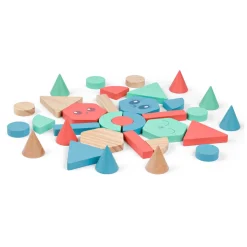 BS Toys Houten Bouwstenen - 38dlg.