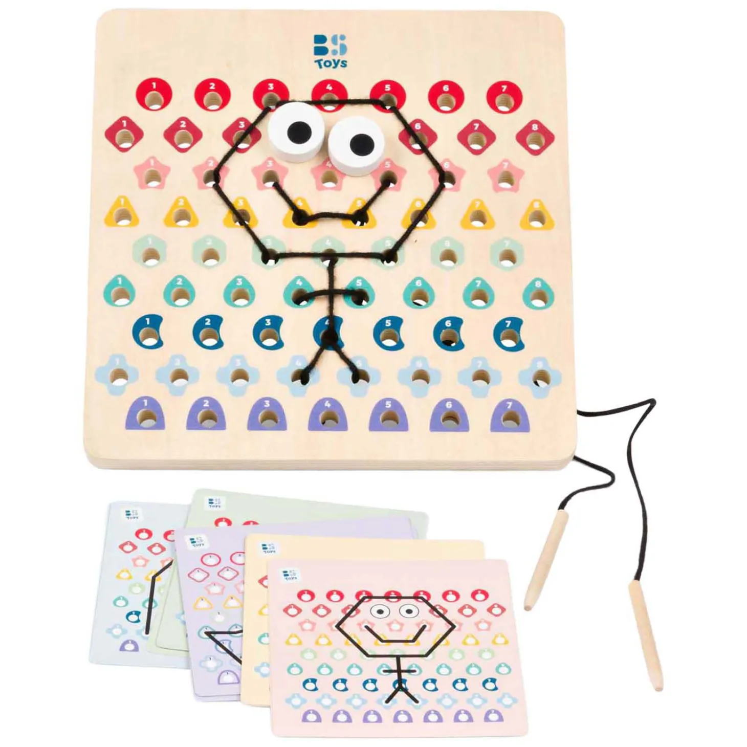 BS Toys Houten Draad en Code