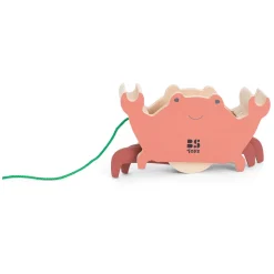 BS Toys Houten Krab met Trekkoord