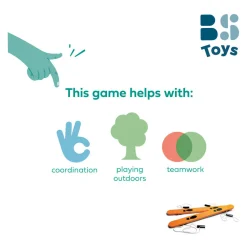 BS Toys Houten Loopski's Voor 2 Personen, 90cm