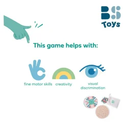 BS Toys Houten Mozaiek Pin Board