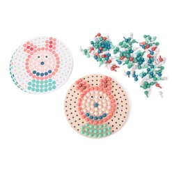 BS Toys Houten Mozaiek Pin Board