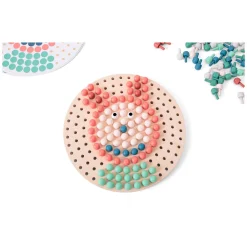 BS Toys Houten Mozaiek Pin Board