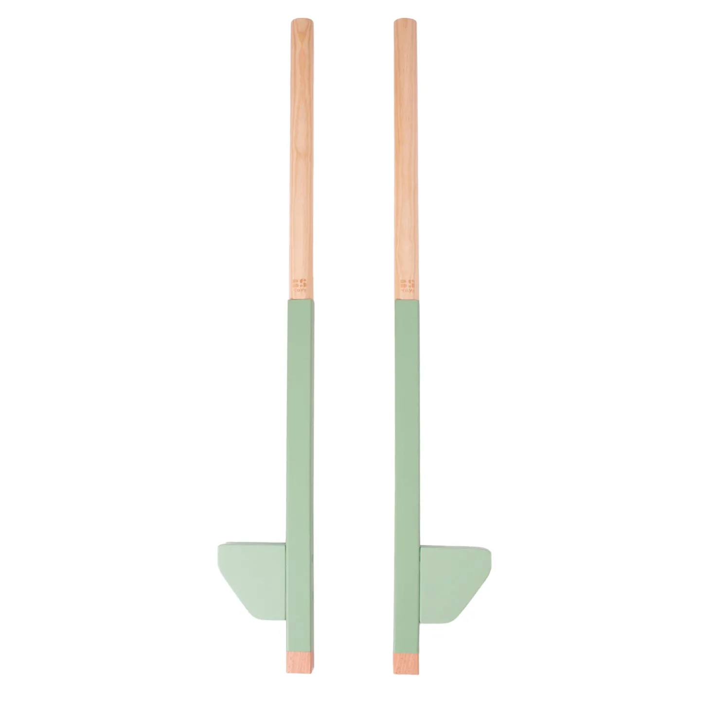 BS Toys Houten Stelten Groen, 2dlg.