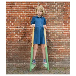 BS Toys Houten Stelten Groen, 2dlg.