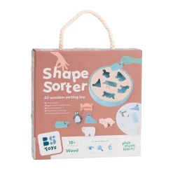 BS Toys Houten Vormenstoof, 6dlg.