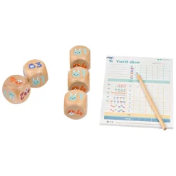 BS Toys Houten Yatzy Junior - 6dlg.