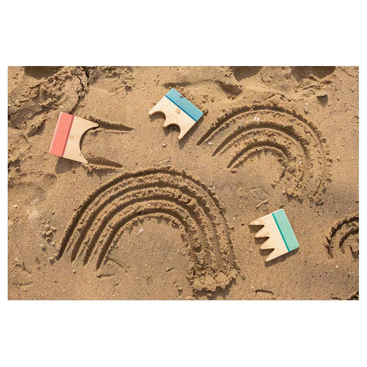 BS Toys Houten Zandpatroon Kammen, 3dlg.