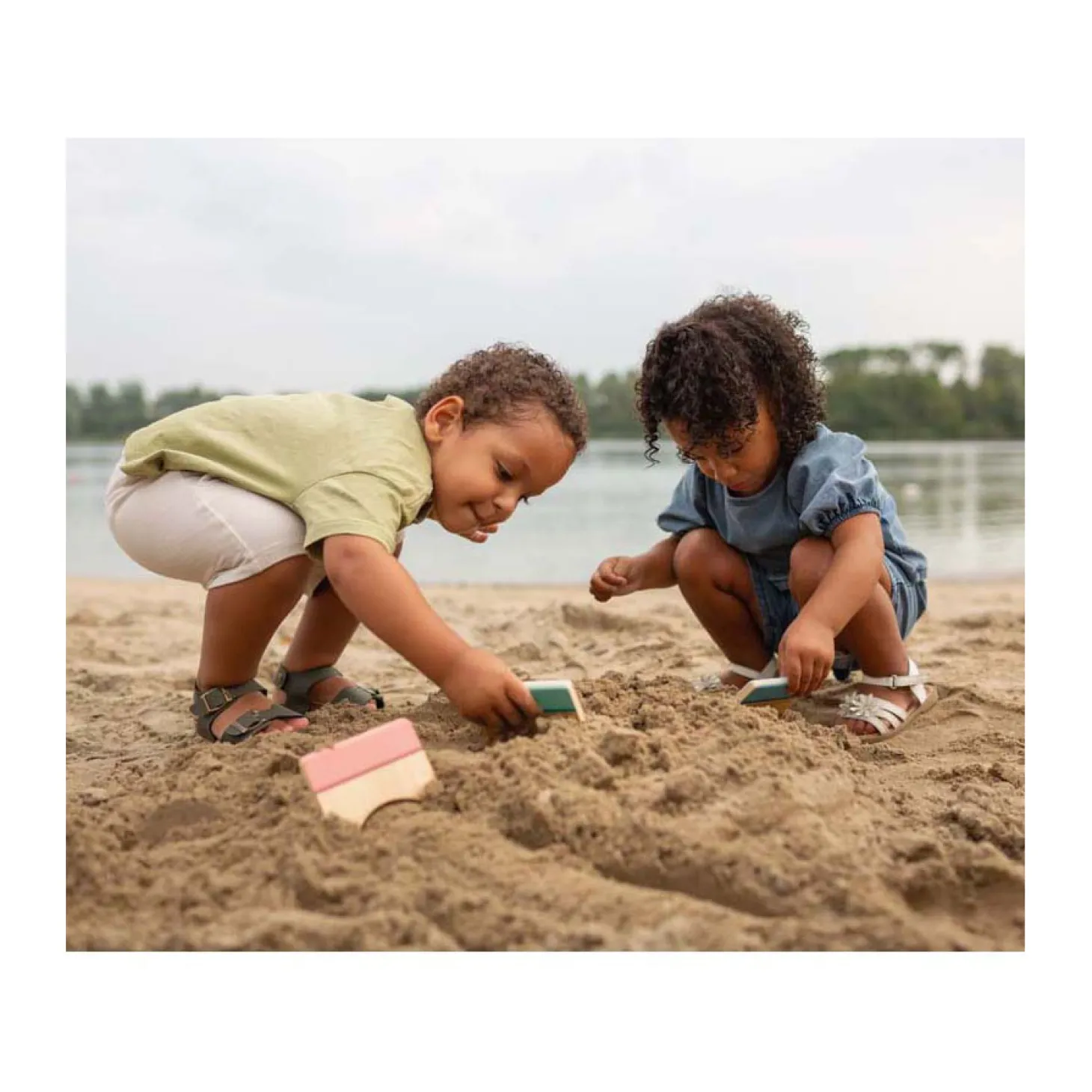 BS Toys Houten Zandpatroon Kammen, 3dlg.