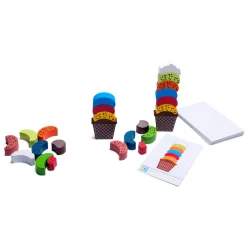 BS Toys IJs Creaties Hout - Balans en Stapelspel