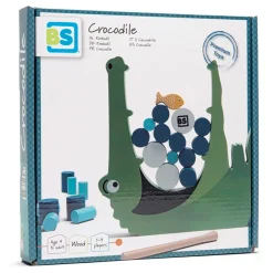 BS Toys Krokodil Hout - Balans en Stapelspel
